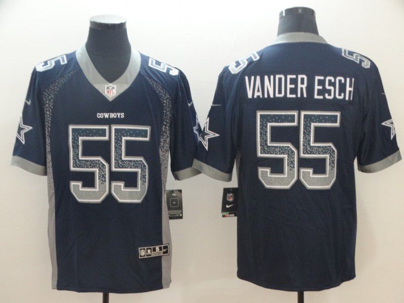 Men Dallas Cowboys 55 Vander esch Blue Nike Drift Fashion Limited NFL Jersey